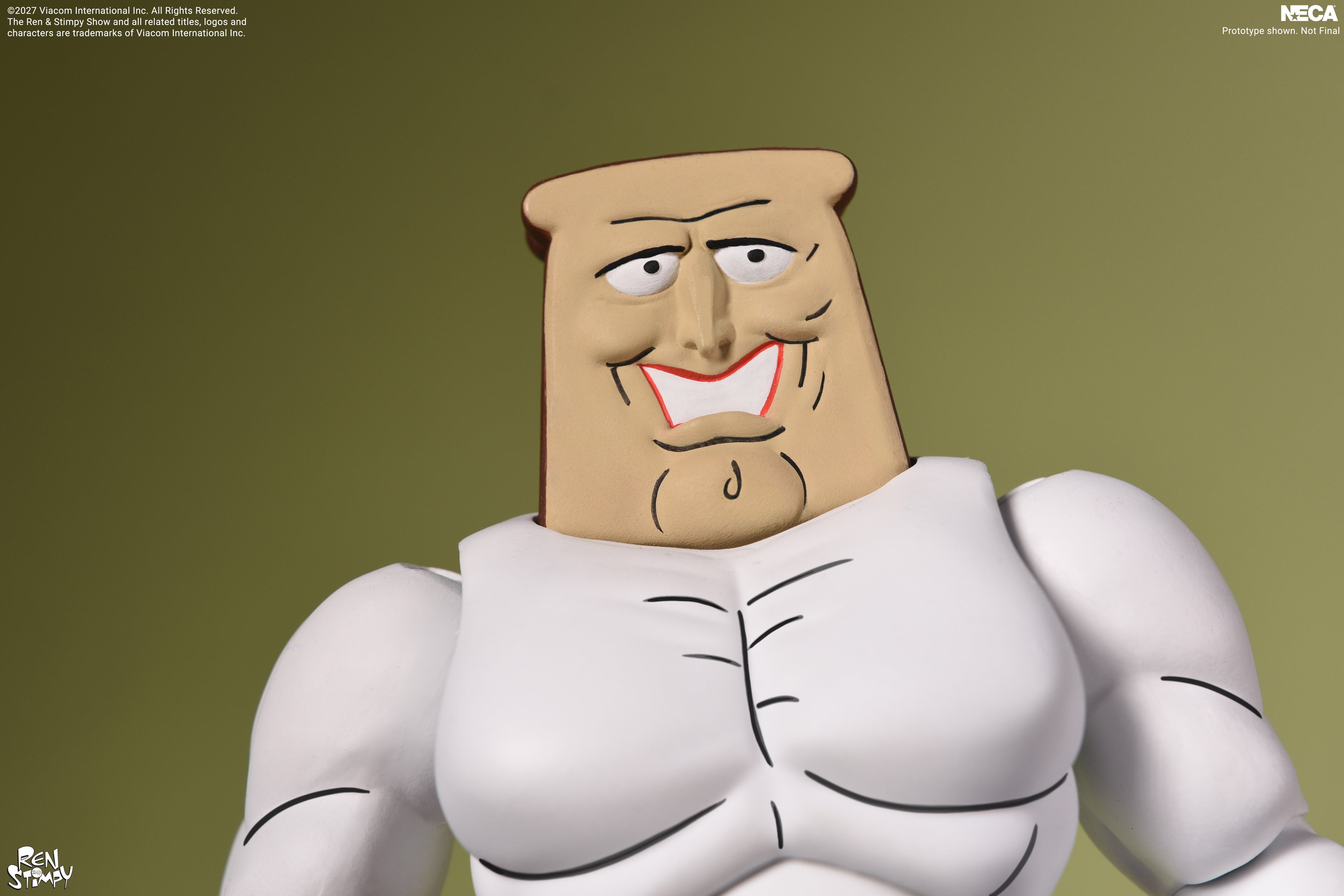 The Ren &amp; Stimpy Show - Ultimate Powdered Toast Man 7" Scale Action Figure on the NECA Store