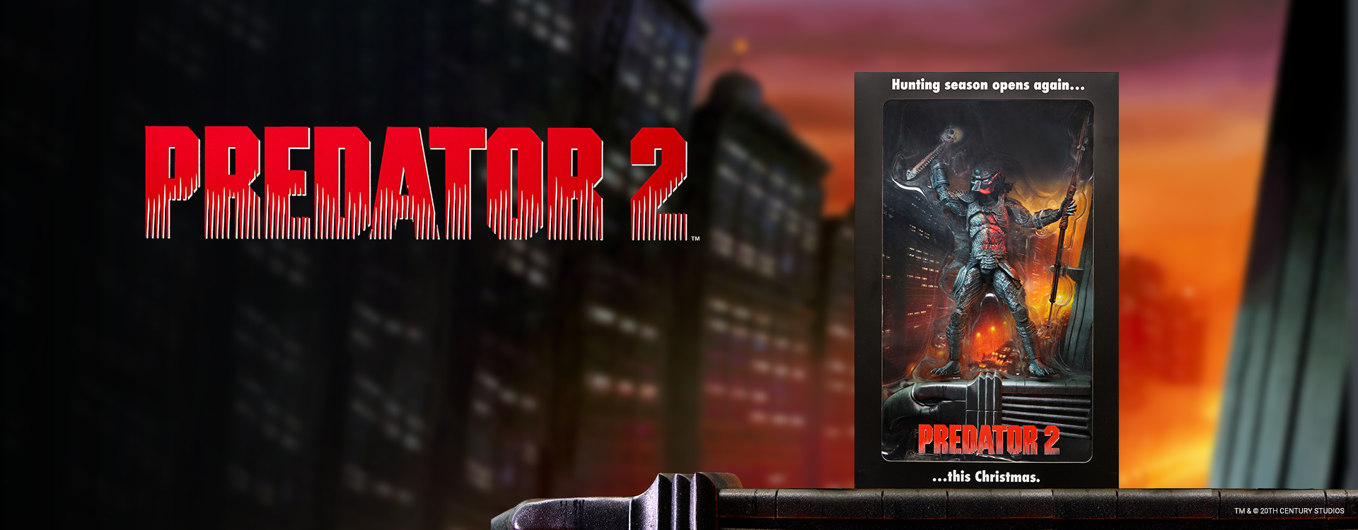 Predator 2 - City Hunter Poster Series 7” Scale Action Figure - NECA