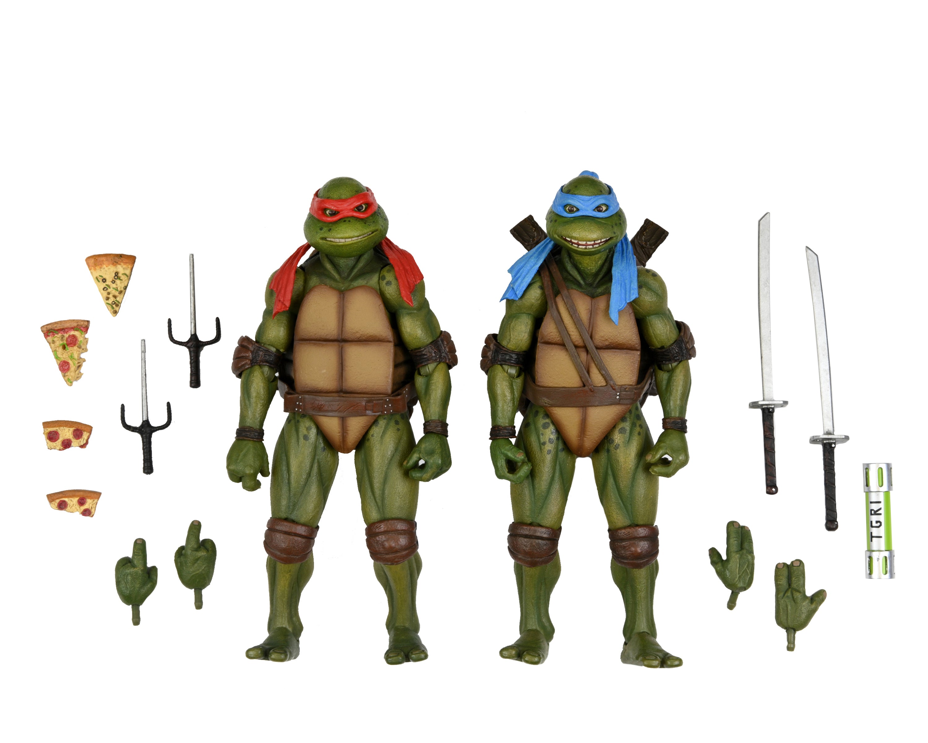 Teenage Mutant Ninja Turtles 2: Secrect of the Ooze - Leonardo &amp; Raphael 7" Scale Action Figure (2 Pack)