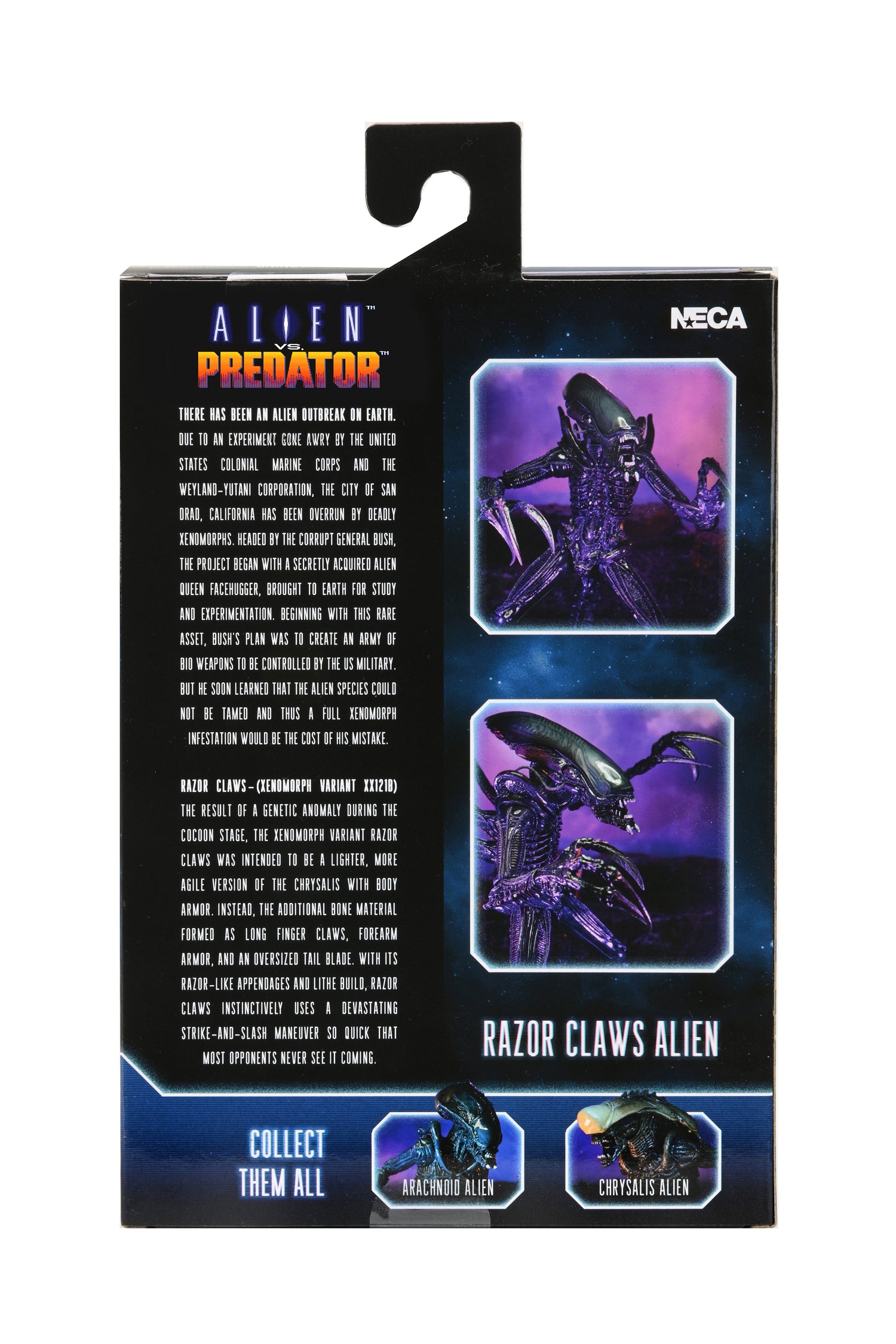 Alien vs Predator - Razor Claws Alien (Movie Deco) 7" Scale Action Figure - NECA