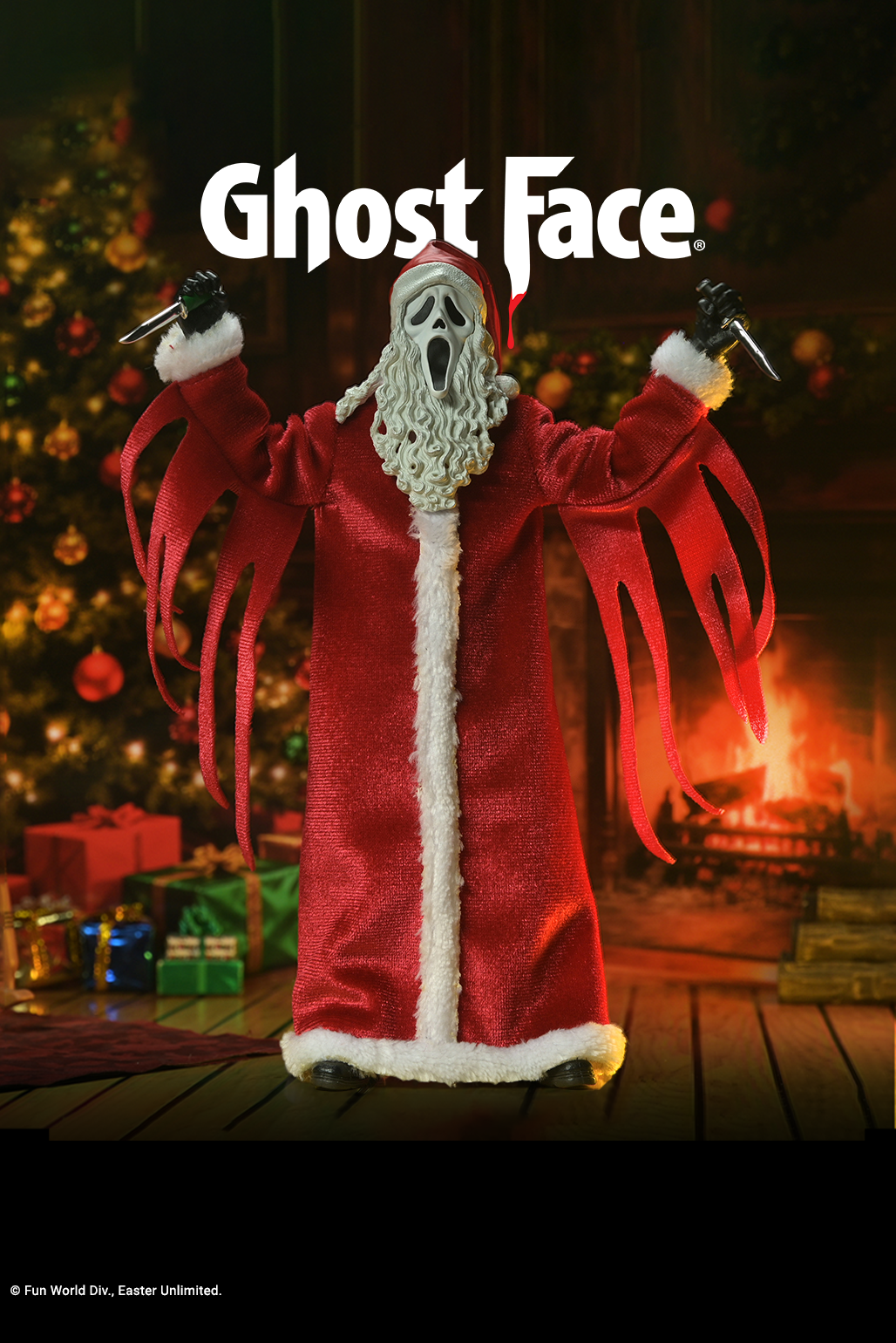 Ghost Face - Ultimate Santa's Slay Ghost Face 7" Scale Action Figure on the NECA Store