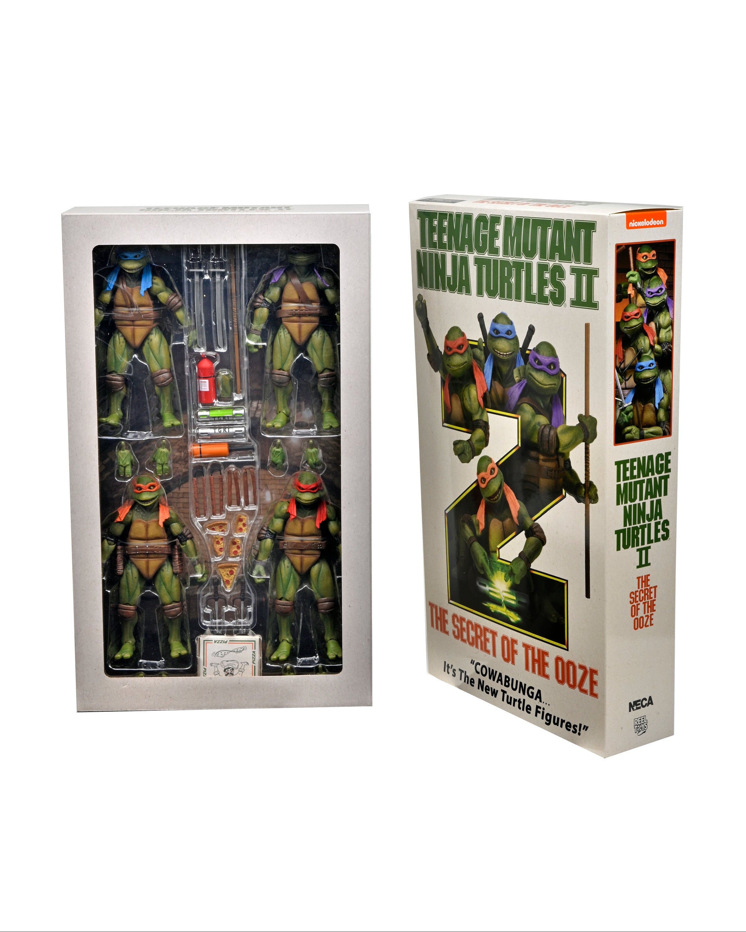 Teenage Mutant Ninja Turtles 2: Secret of the Ooze - Turtles 4-Pack in VHS packaging