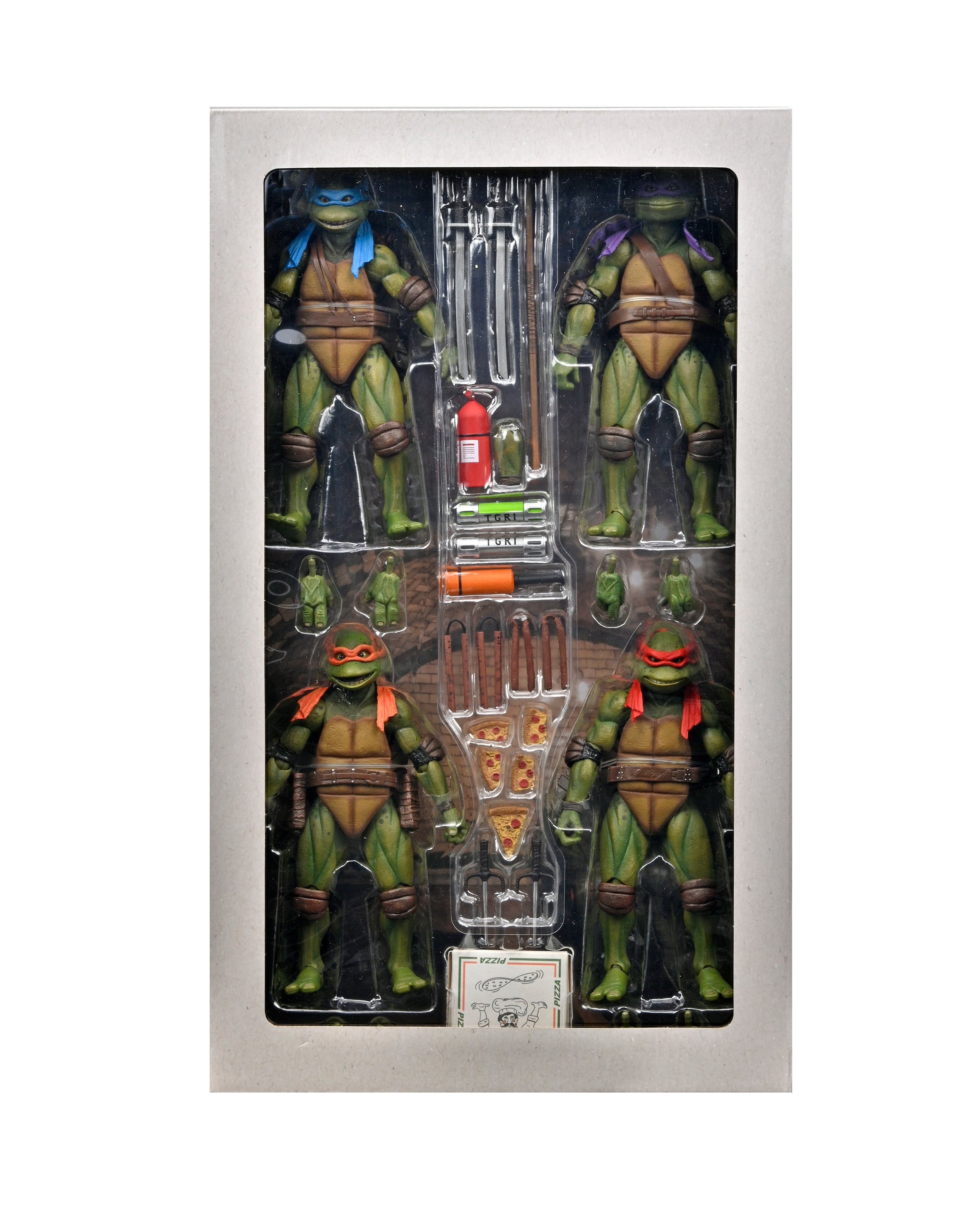 Teenage Mutant Ninja Turtles 2: Secret of the Ooze - Turtles 4-Pack in VHS packaging