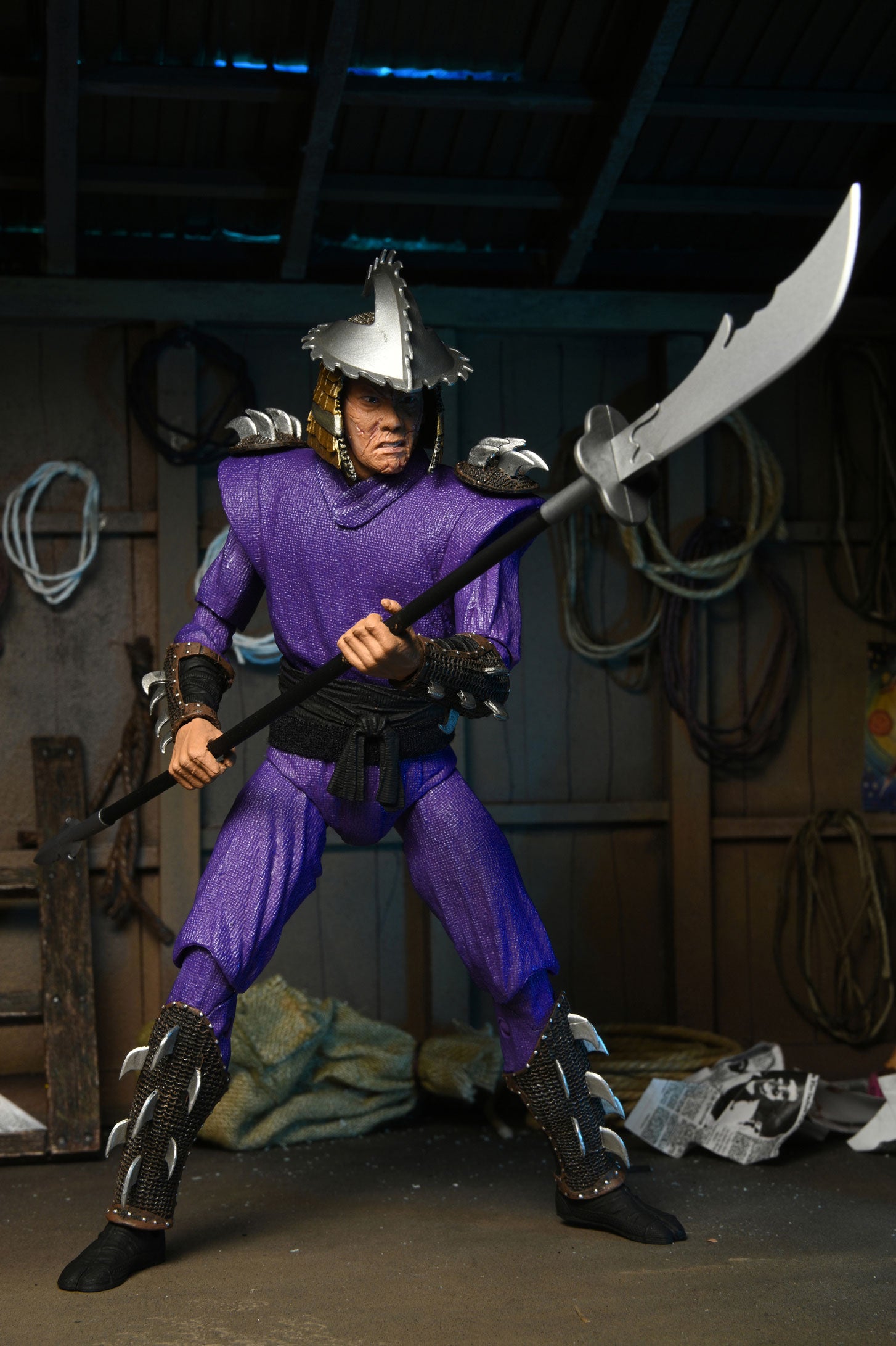 NECA Ultimate Shredder – Action Figure Delle Tartarughe Ninja 2 – Il Segreto Di Ooze – 18cm – Colori Nero E Lilla