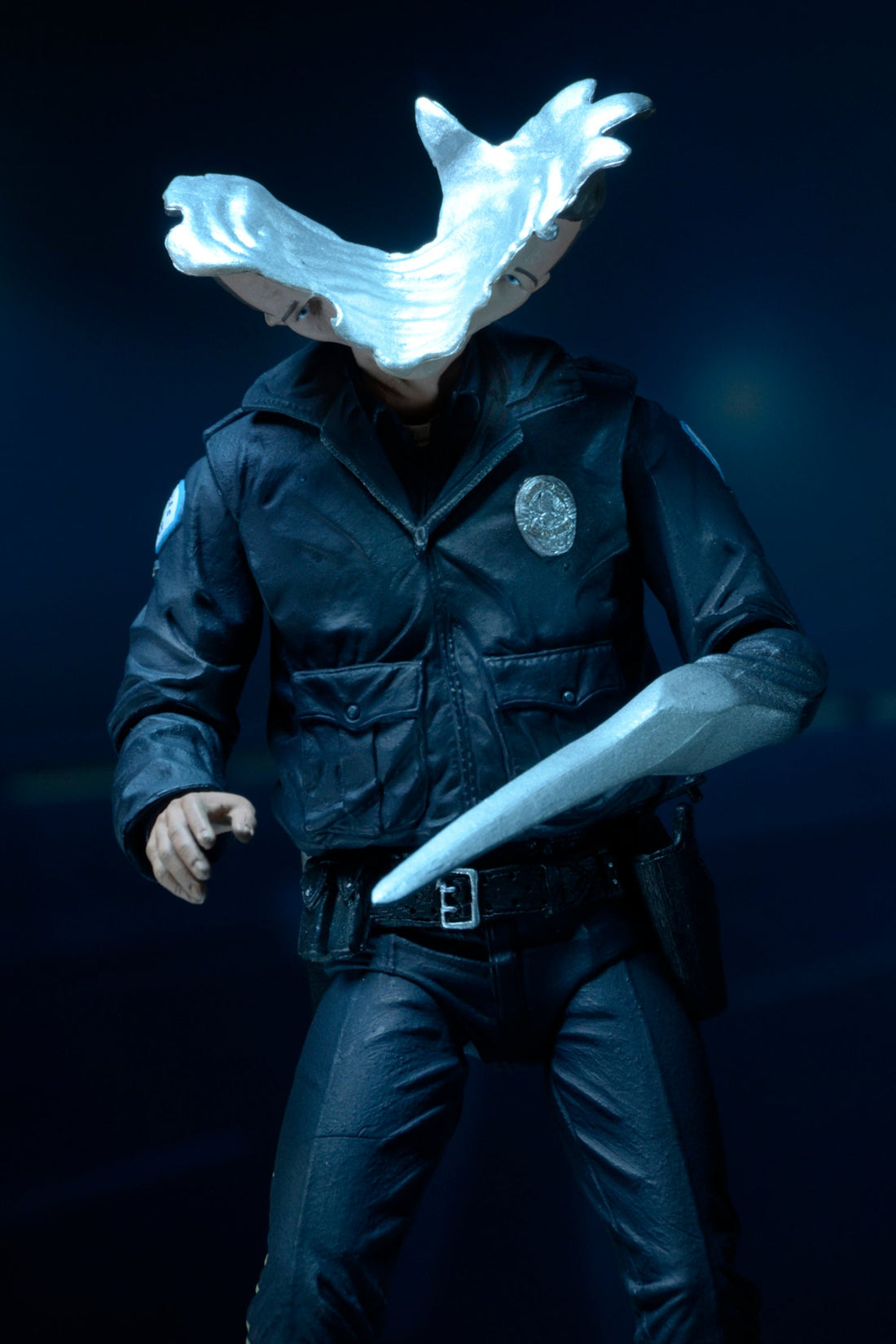 Terminator 2 - Ultimate T-1000 7” Scale Action Figure (Motorcycle Cop) - NECA