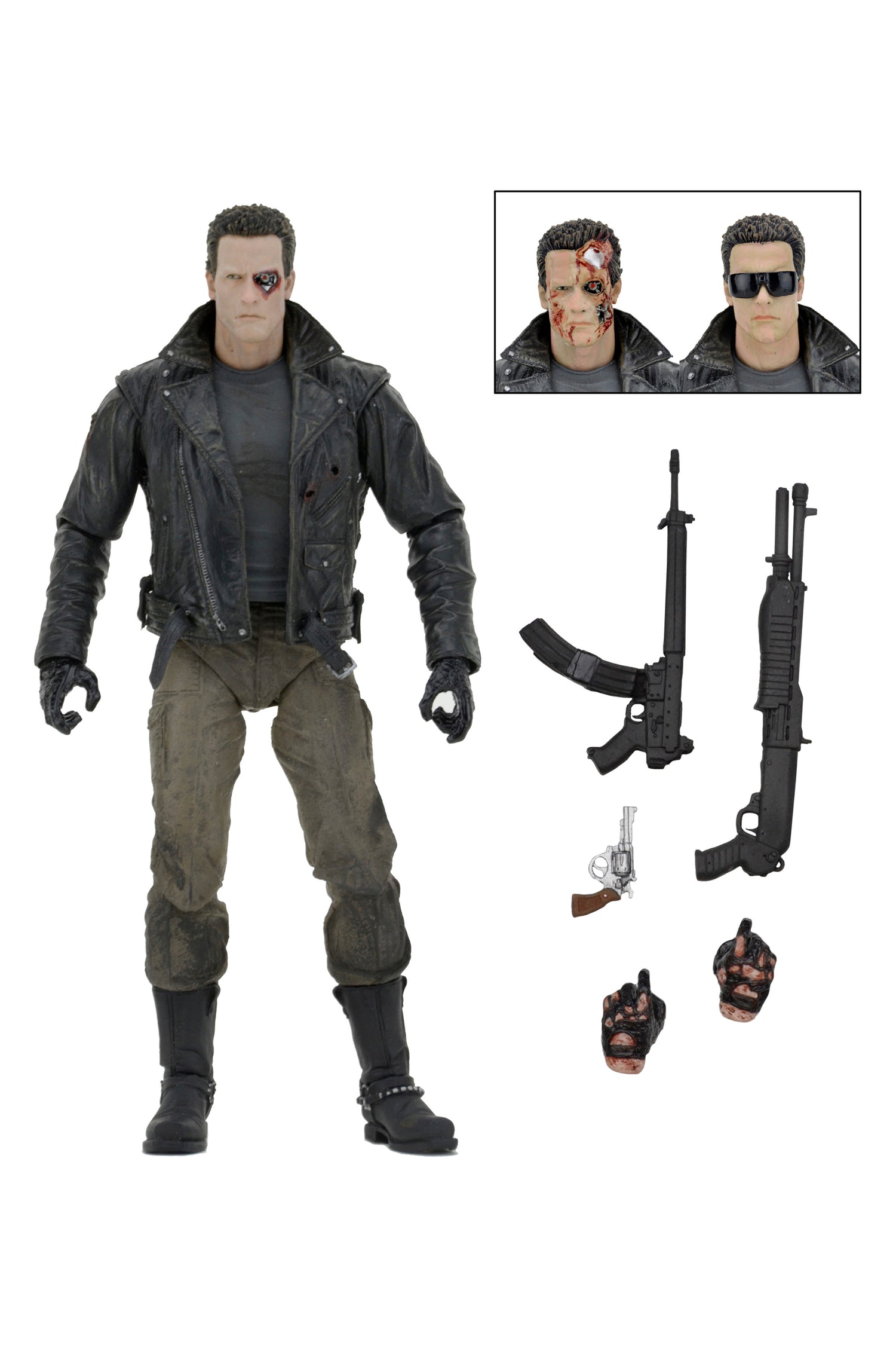 Terminator - Ultimate Police Station Assault T-800 7&quot; Action Figure - NECA