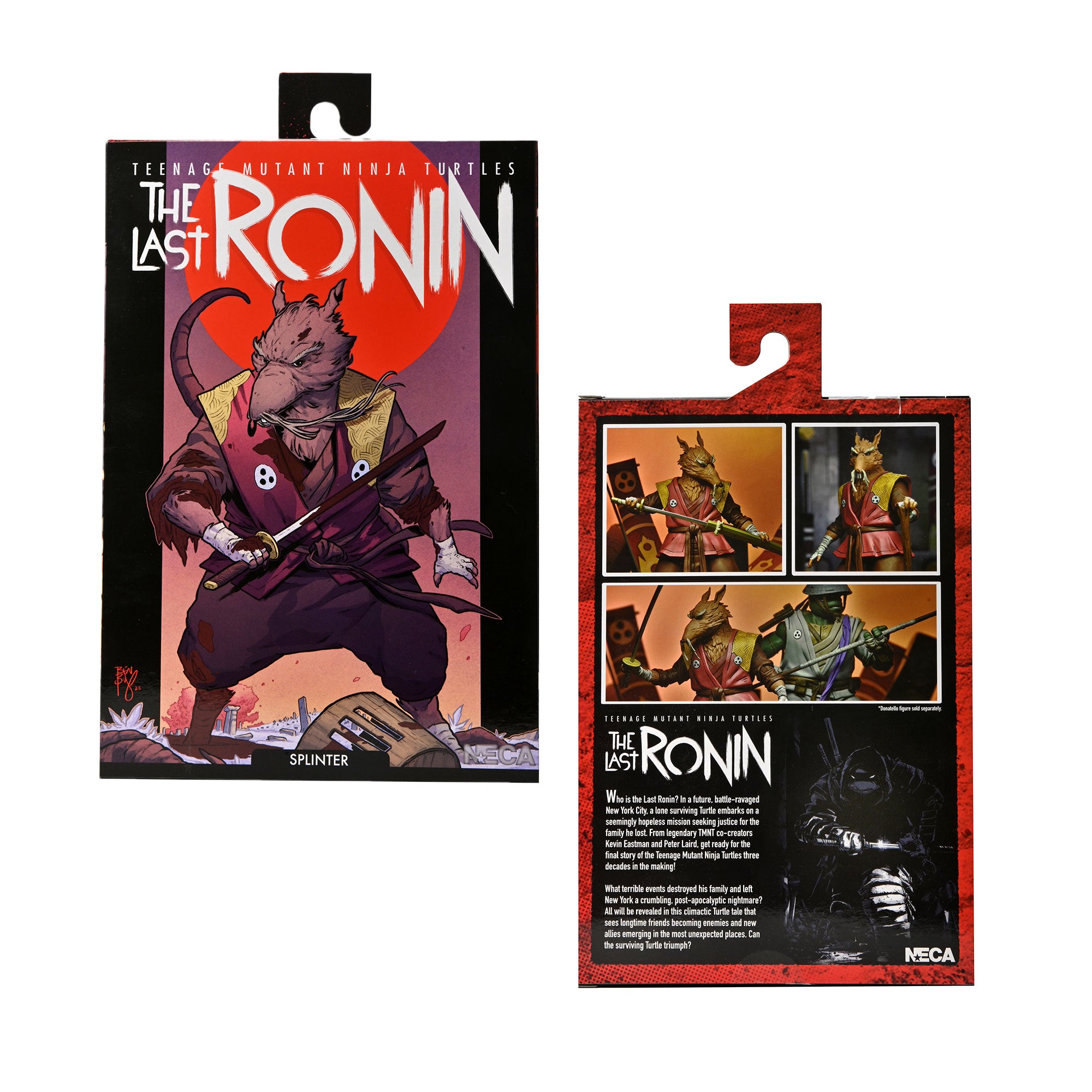 TMNT (The Last Ronin) - Ultimate Splinter 7" Scale Action Figure Packaging