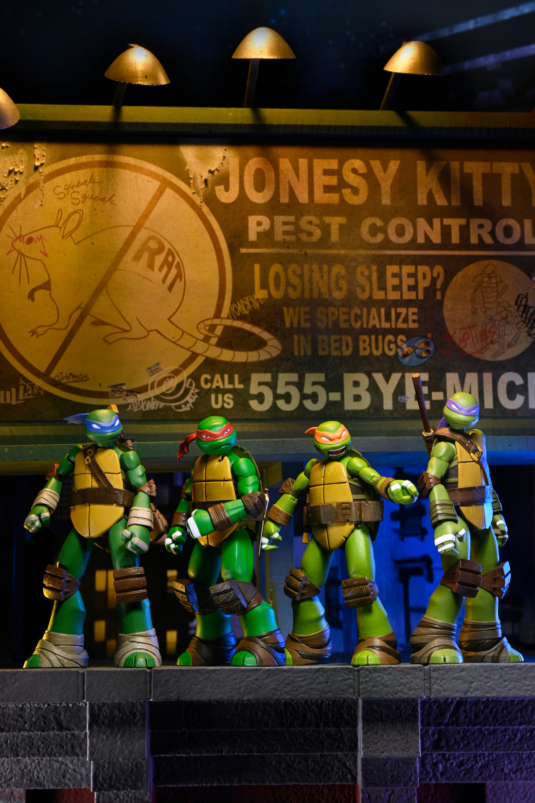 Teenage Mutant Ninja Turtles (2012 Cartoon) - Ultimate Leonardo, Donatello, Michelangelo &amp; Raphael 7&quot; Scale Action Figure Bundle - NECA