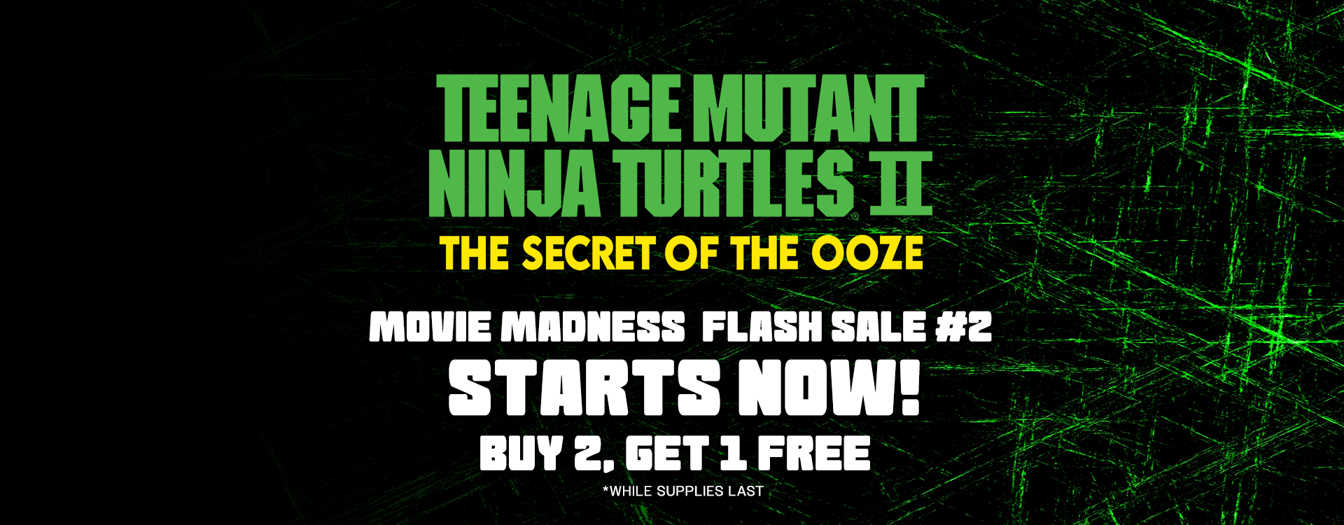 Teenage Mutant Ninja Turtles Movie Madness Flash Sale #2 on the NECA Store