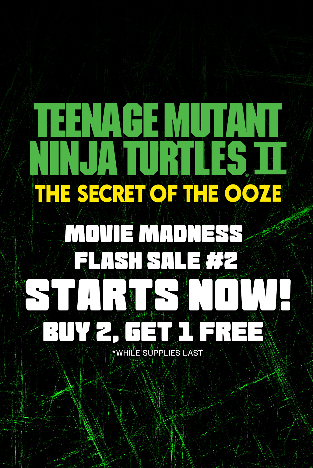Teenage Mutant Ninja Turtles Movie Madness Flash Sale #2 on the NECA Store