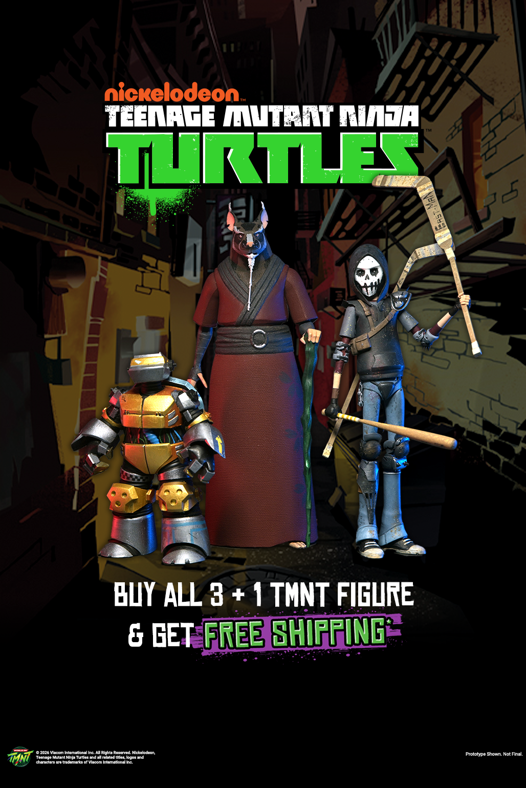 Teenage Mutant Ninja Turtles (2012 Cartoon) - Ultimate Splinter, Casey Jones, Metalhead 7" Scale Action Figures on the NECA Store