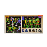 Teenage Mutant Ninja Turtles (Mirage Comics) - Leonardo, Raphael, Michelangelo, and Donatello 7" Scale Action Figure 4-Pack Packaging Back