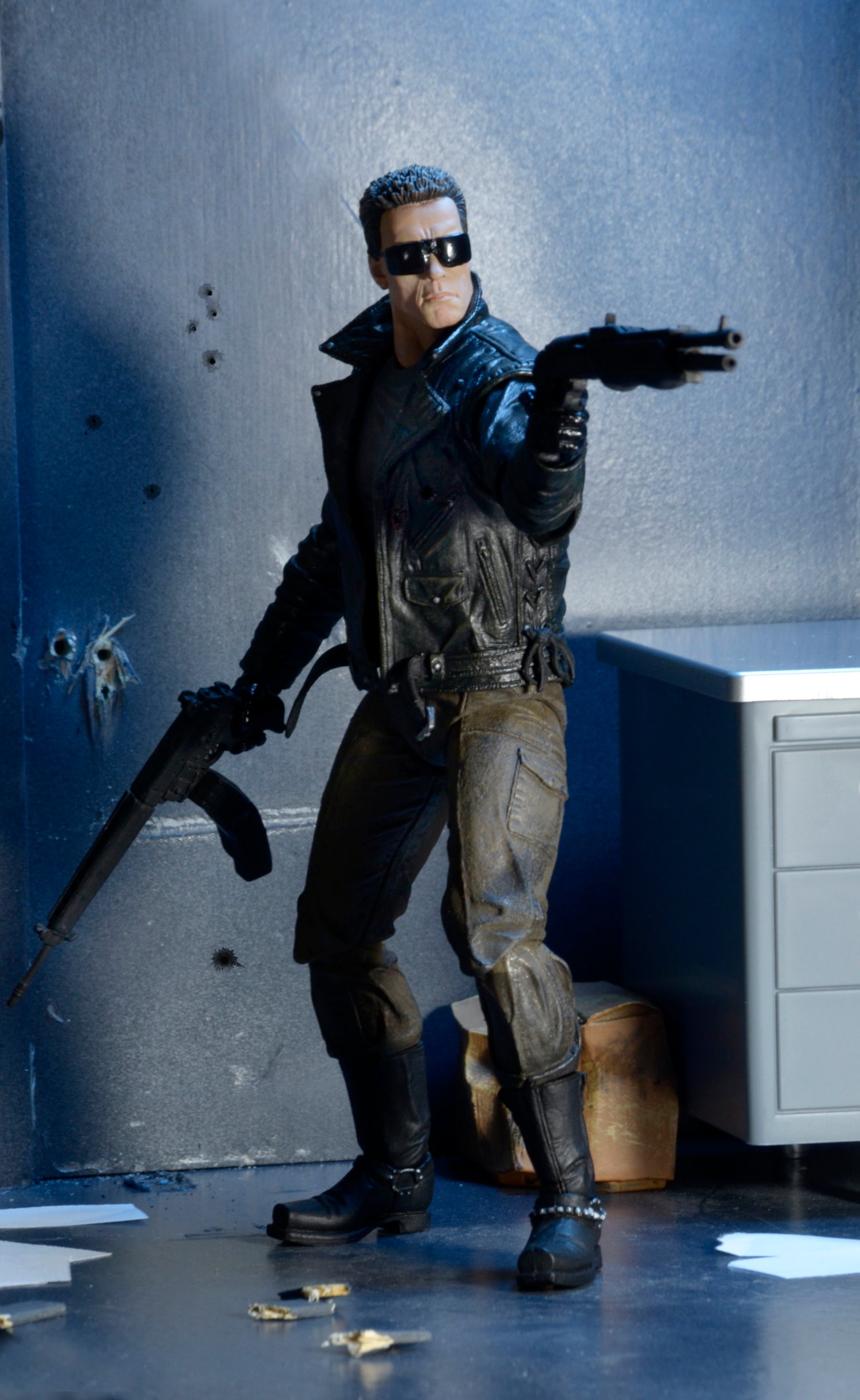 Terminator - 7&quot; Action Figure - Ultimate Police Station Assault T-800