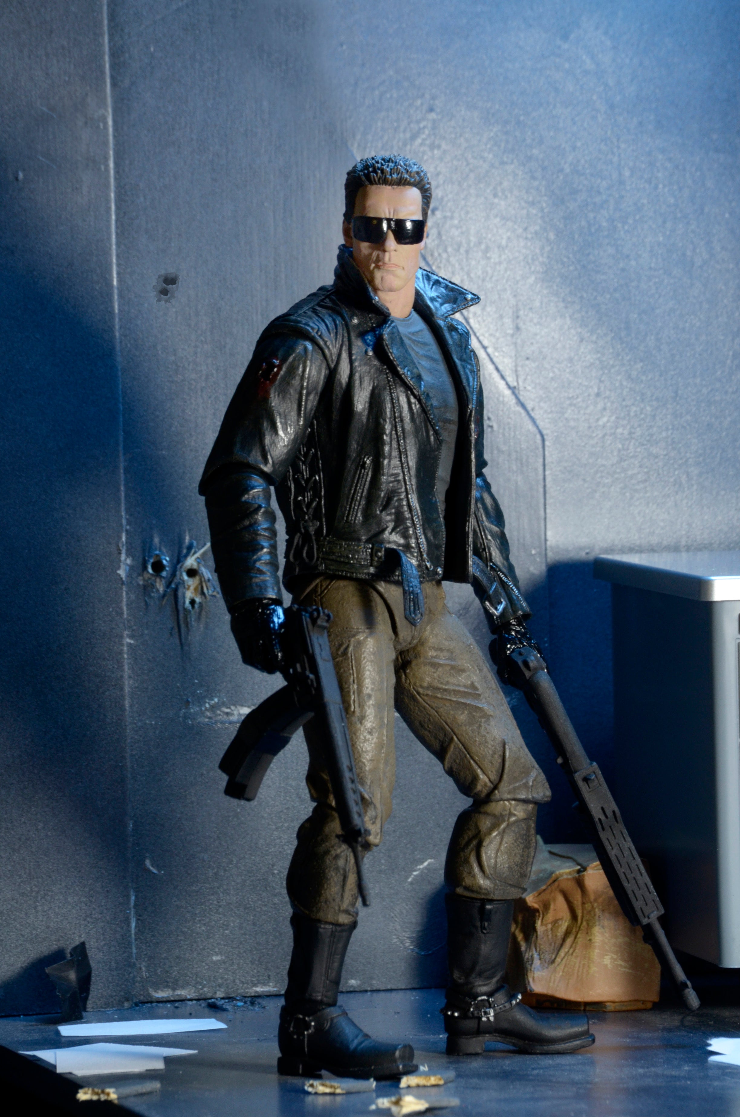 Terminator - 7&quot; Action Figure - Ultimate Police Station Assault T-800