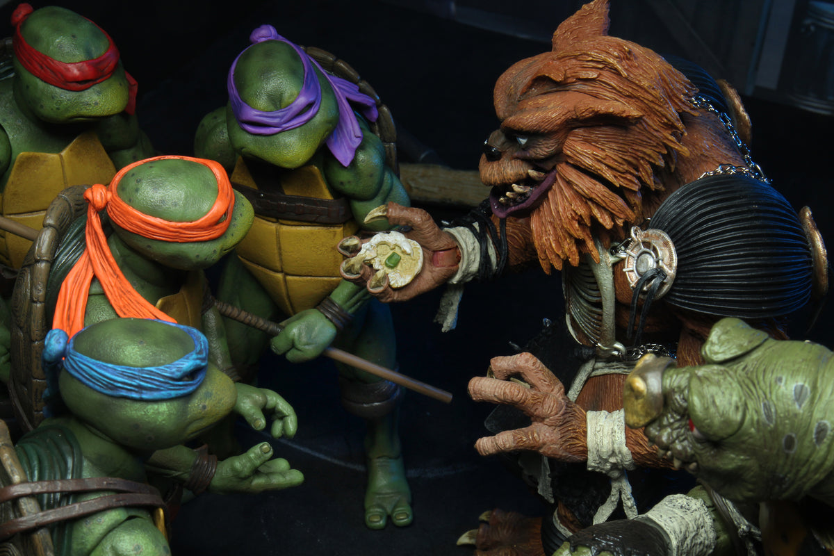 Teenage Mutant Ninja Turtles 2 (1991 Movie) - Tokka & Rahzar 7" Scale Action Figure 2-Pack - NECA