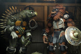 Teenage Mutant Ninja Turtles 2 (1991 Movie) - Tokka & Rahzar 7" Scale Action Figure 2-Pack - NECA