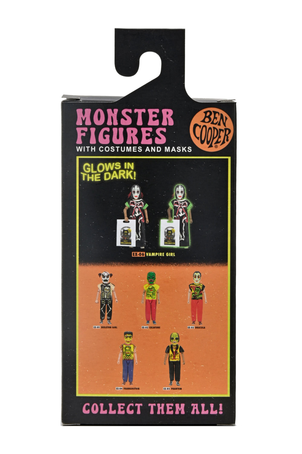 Ben Cooper Costume Kids Collection - Glow-in-the-Dark Vampire Girl 6&quot; Costumed Action Figure - NECA