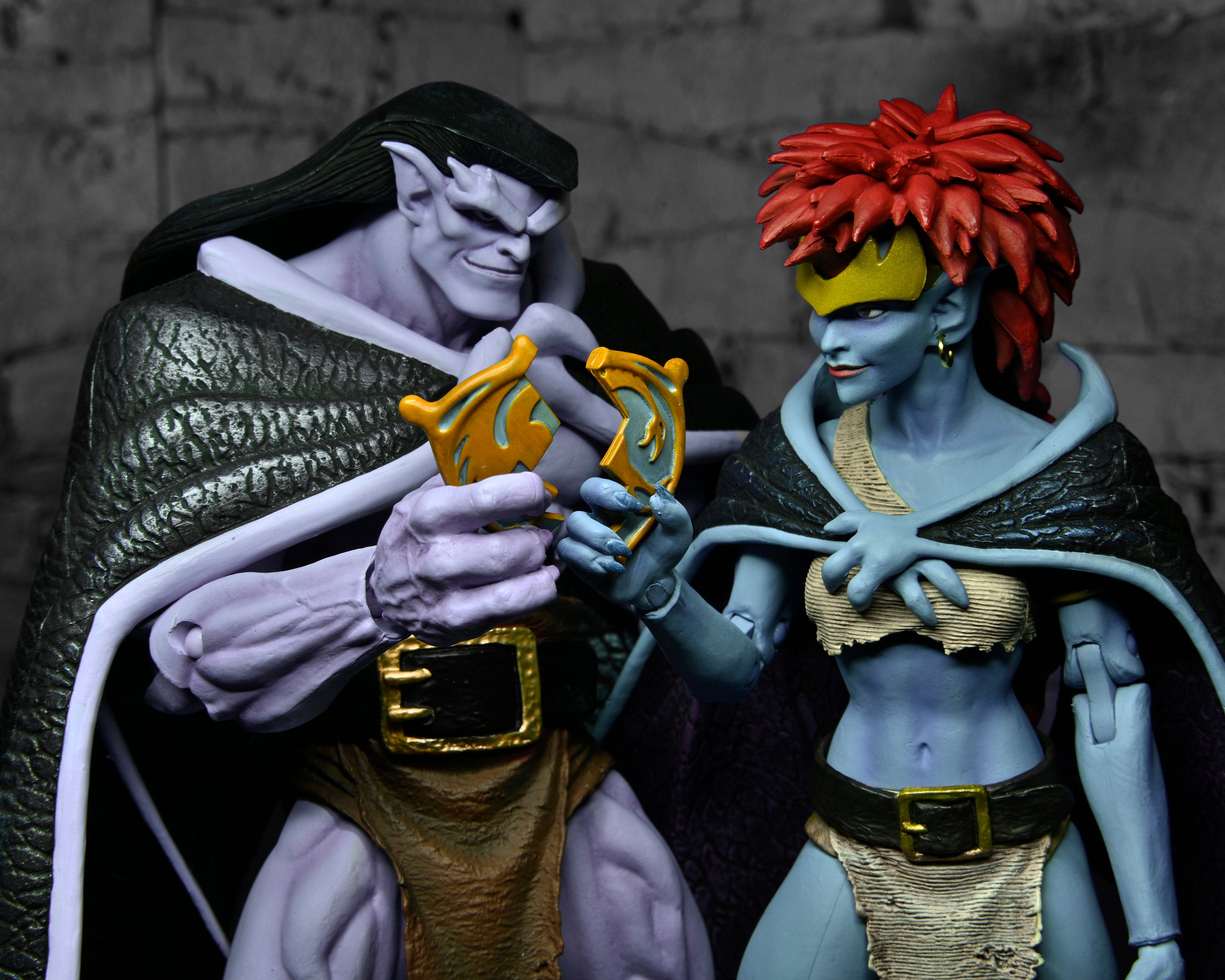 Gargoyles - Ultimate “Vows” Goliath and Demona 7" Scale Action Figures (2-Pack) - NECA