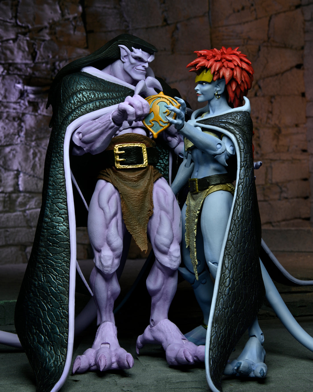 Gargoyles - Ultimate “Vows” Goliath and Demona 7&quot; Scale Action Figures (2-Pack) - NECA