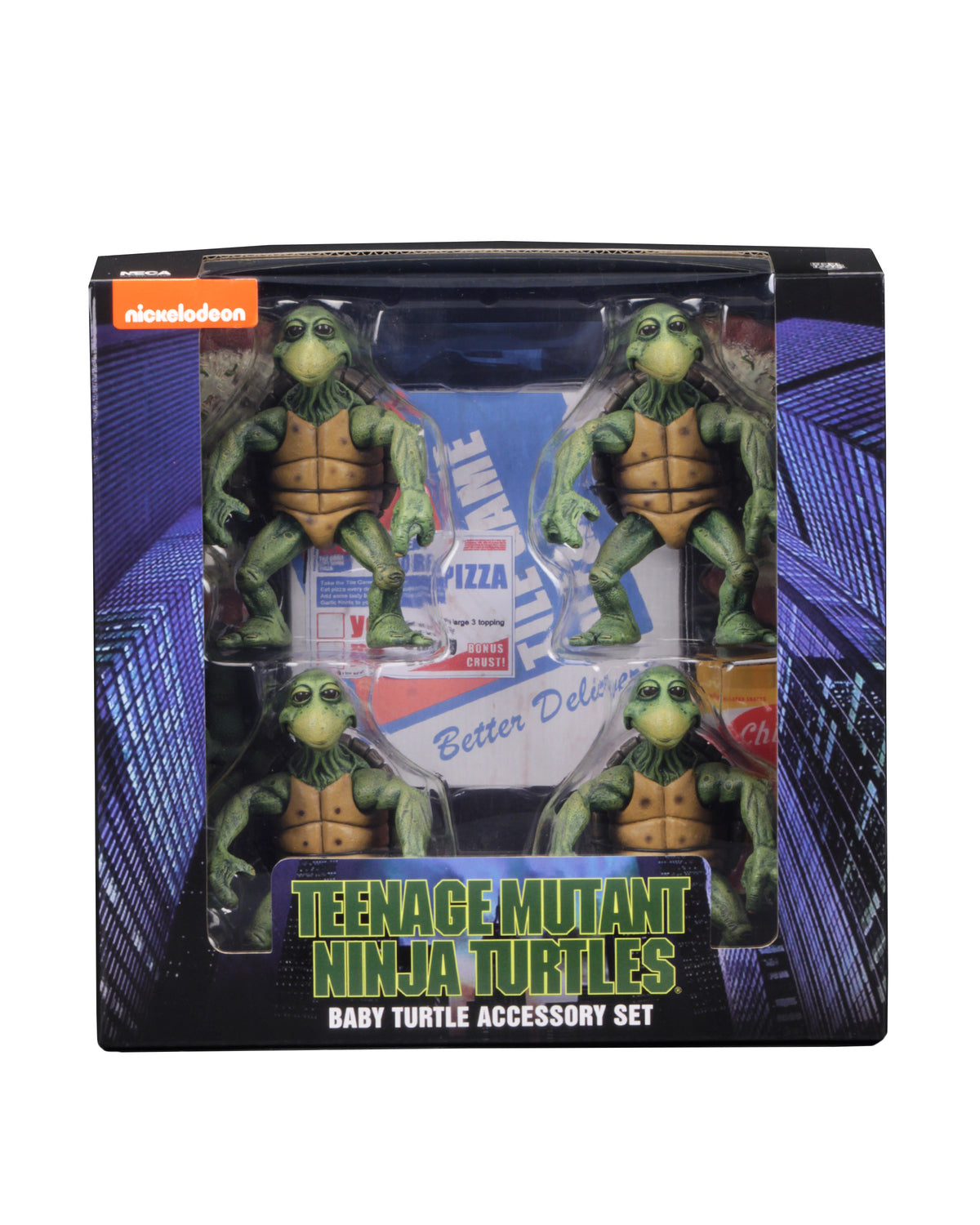 Teenage Mutant Ninja Turtles (1990 Movie) - 1/4 Scale Action Figures - Baby Turtles Set - NECA