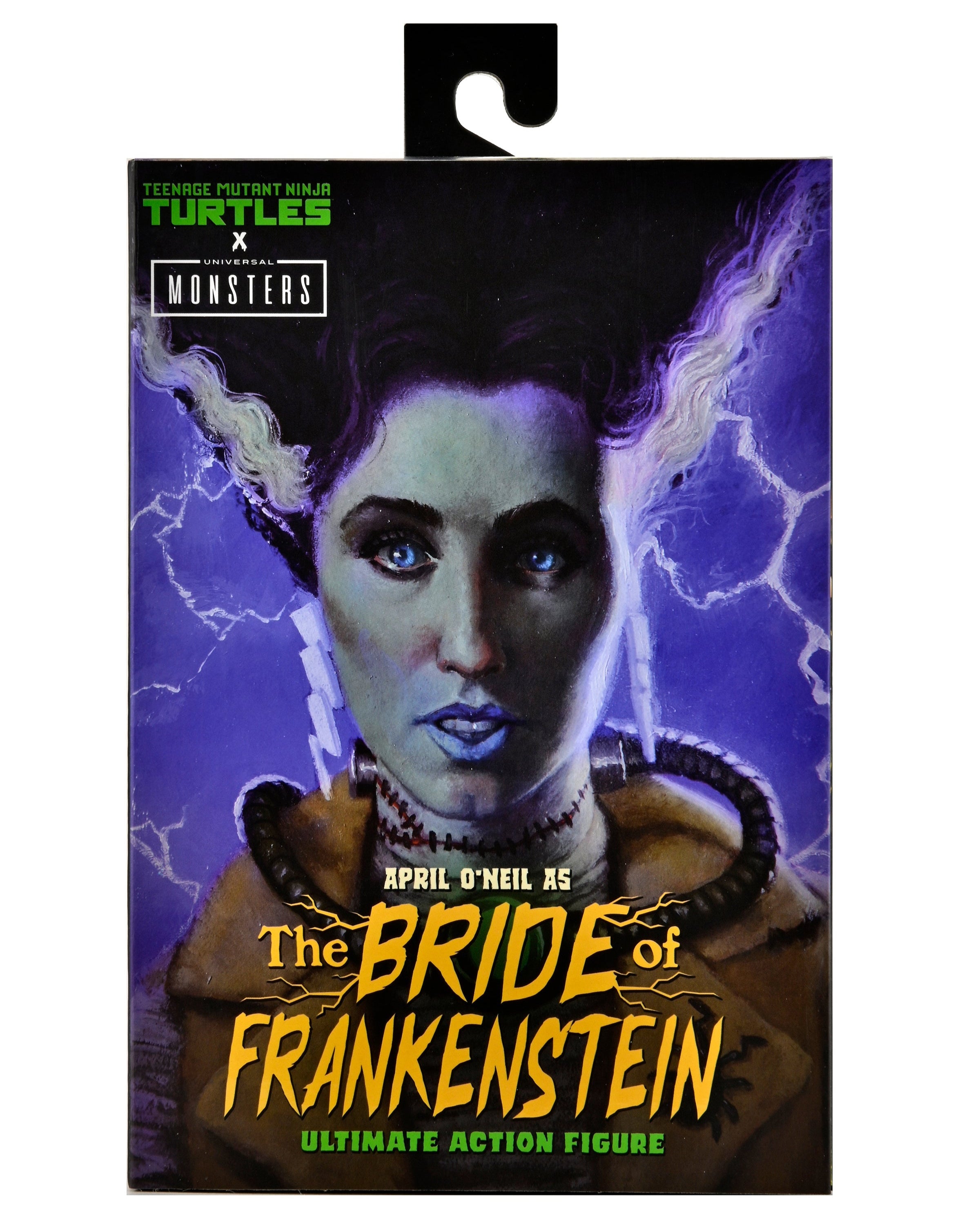 Universal Monsters x Teenage Mutant Ninja Turtles - April as The Bride of Frankenstein 7” Scale Action Figure - NECA