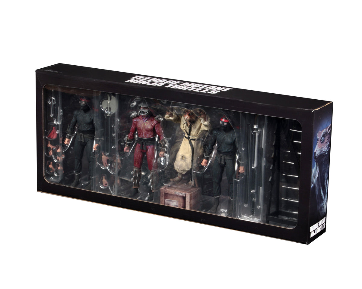 NECA - Action Figures - Teenage Mutant Ninja Turtles (1990 Movie) - 7” Scale Action Figure - “The Capture of Splinter” 4-Pack