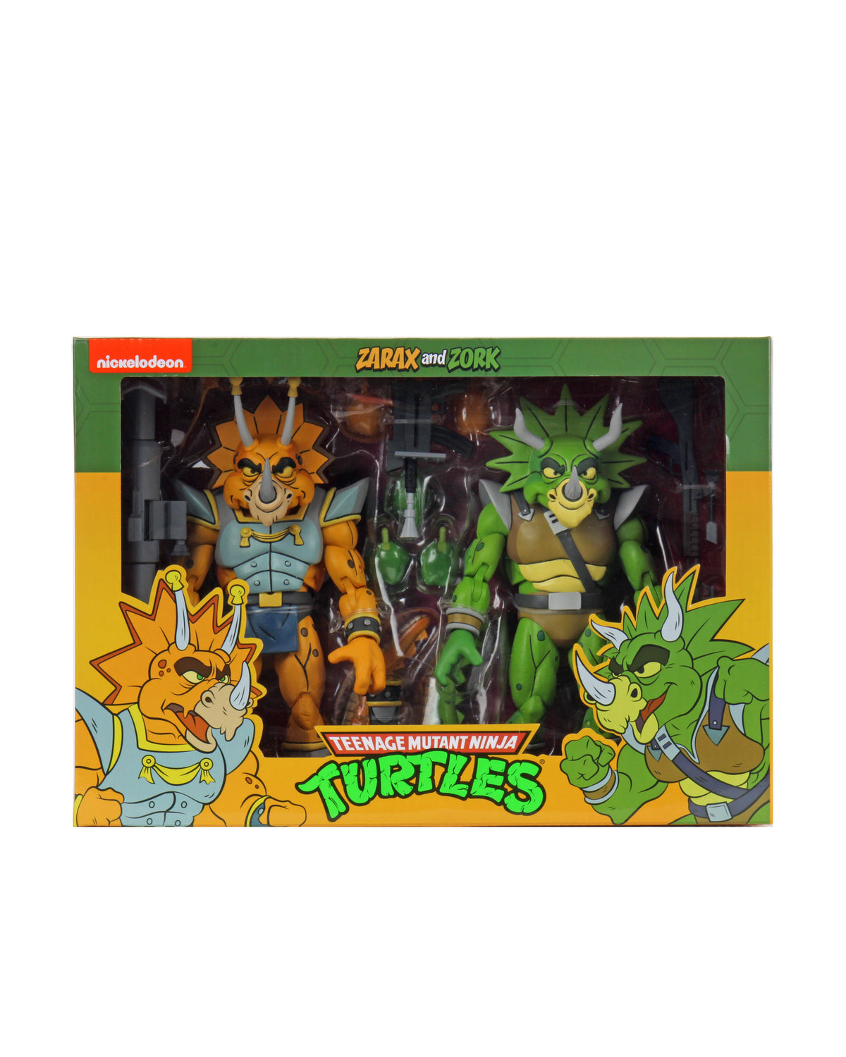 Teenage Mutant Ninja Turtles (Cartoon) – Captain Zarax and Zork 7” Scale Action Figure (2-Pack) - NECA